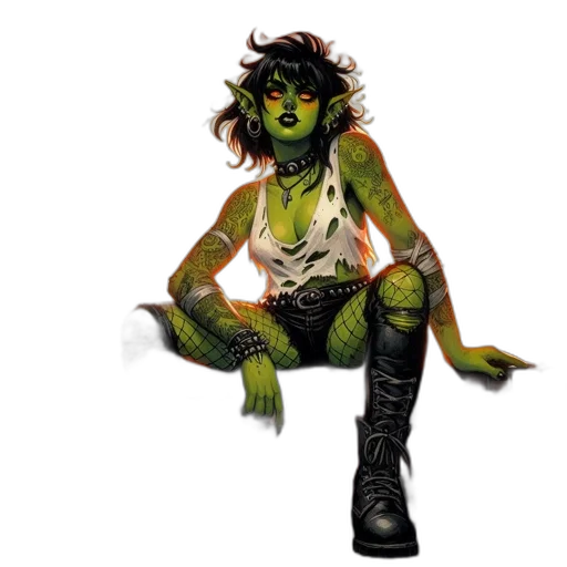 creature, staff, concept art, fantasy art transparent PNG cut-out