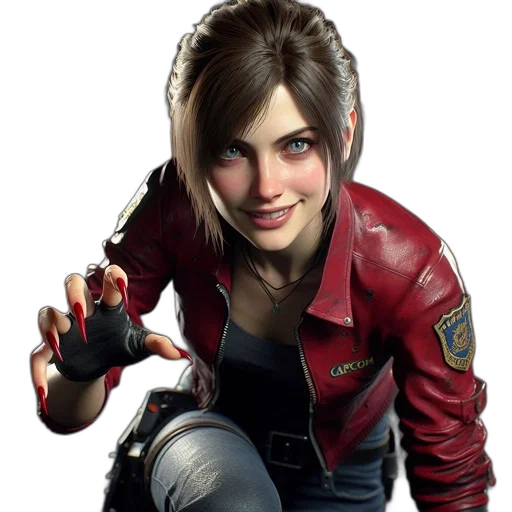 jacket, face, weapon, concept art transparent PNG cut-out