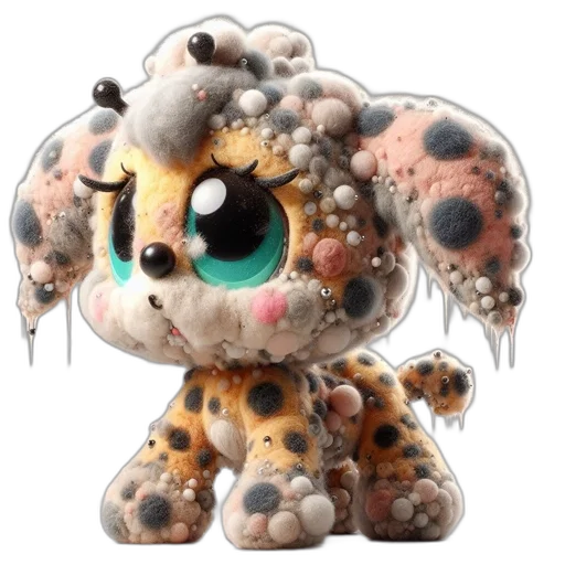 creature, animal, 3d render, concept art transparent PNG cut-out