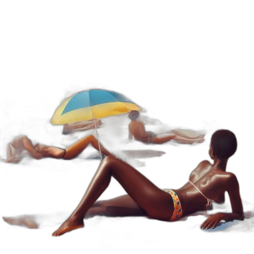 umbrella, jewelry, concept art, photorealistic transparent PNG cut-out