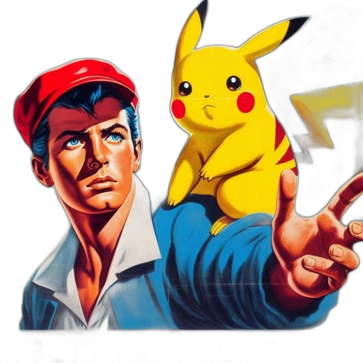 weapon, hat, animal, comic book art transparent PNG cut-out