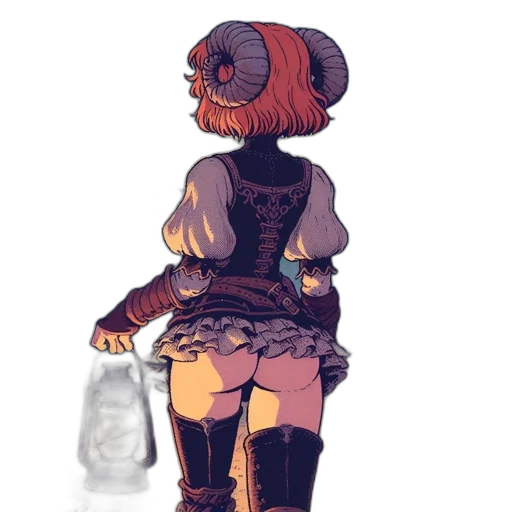 dress, robot, staff, bottle transparent PNG cut-out