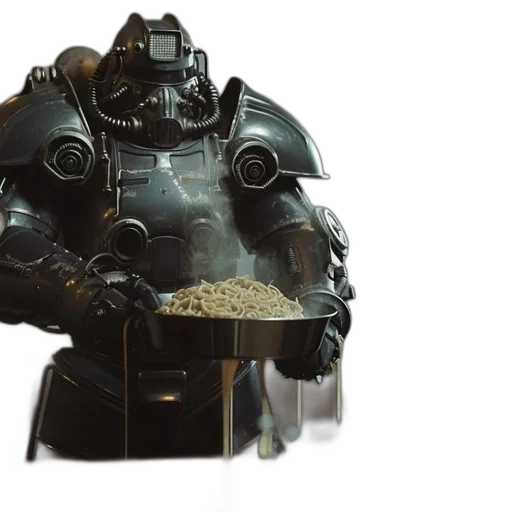 mask, robot, crown, weapon transparent PNG cut-out