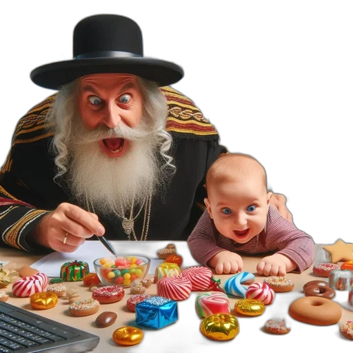food, concept art, elderly, man transparent PNG cut-out