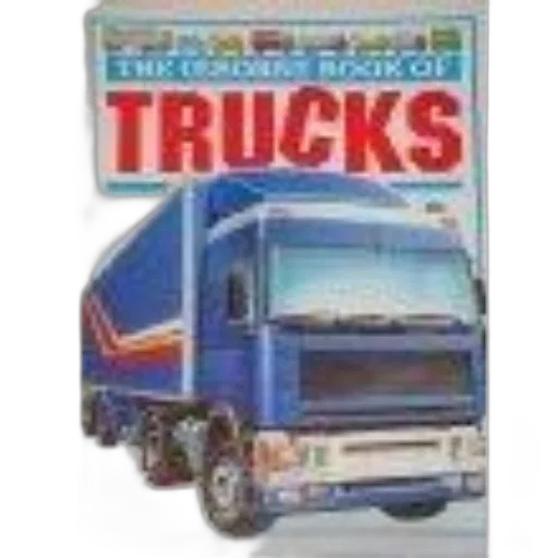 cover, usborne, book, trucks transparent PNG cut-out