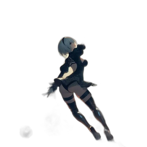 dress, weapon, staff, mask transparent PNG cut-out