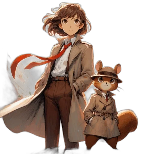 staff, hat, concept art, watercolor transparent PNG cut-out