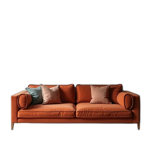 furniture, 3d render, photorealistic, earth tones transparent PNG cut-out