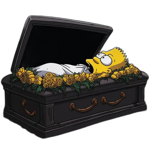 furniture, pixel art, bart, simpson transparent PNG cut-out