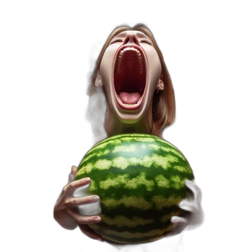 food, creature, face, animal transparent PNG cut-out