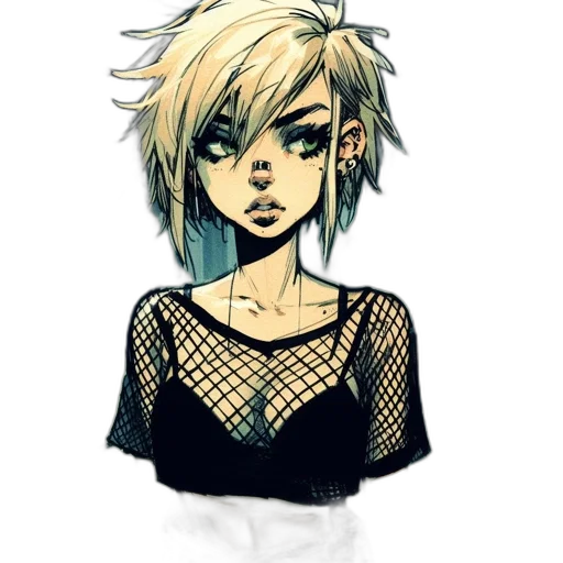 dress, face, hair, mask transparent PNG cut-out