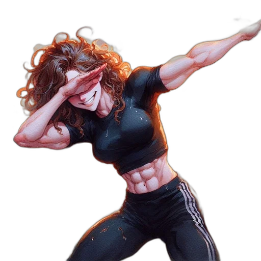 comic book art, concept art, pixel art, 3d render transparent PNG cut-out