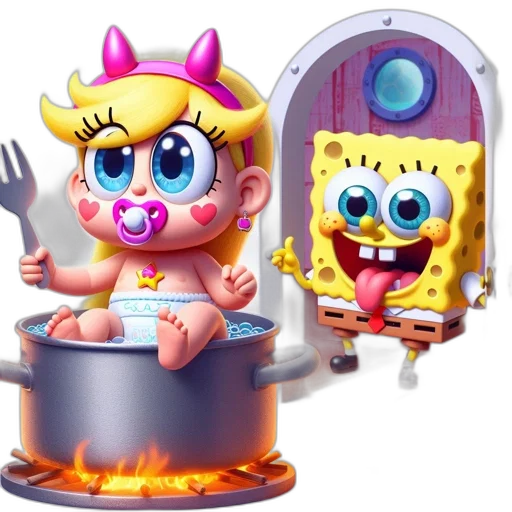 food, 3d render, concept art, cartoon transparent PNG cut-out