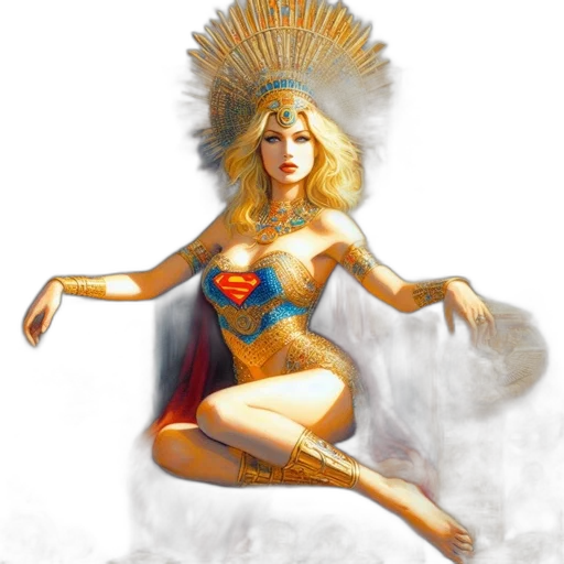 dress, crown, fantasy art, concept art transparent PNG cut-out