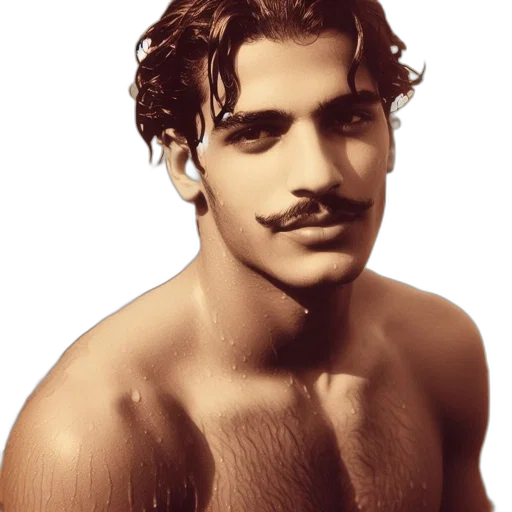 face, animal, hair, photorealistic transparent PNG cut-out