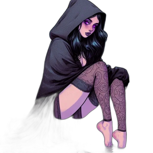 dress, mask, jacket, concept art transparent PNG cut-out