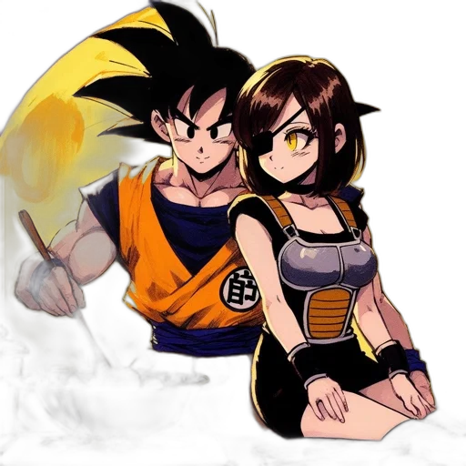 concept art, anime, pixel art, fantasy art transparent PNG cut-out