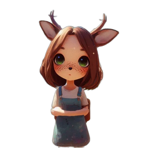 staff, creature, animal, dress transparent PNG cut-out