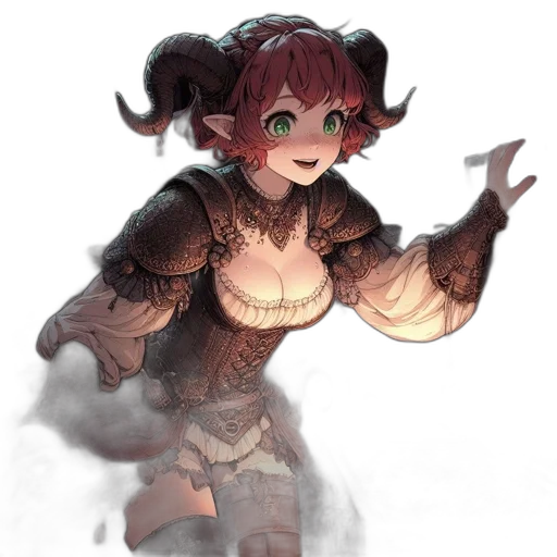 staff, dress, dragon, weapon transparent PNG cut-out