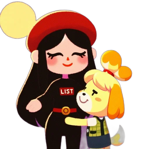 staff, hat, pixel art, cartoon transparent PNG cut-out
