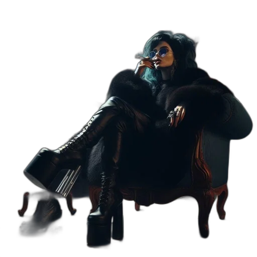 jacket, mask, creature, furniture transparent PNG cut-out