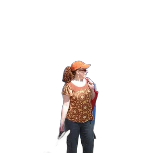 hat, staff, jacket, dress transparent PNG cut-out