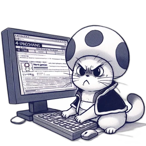 staff, animal, robot, cartoon transparent PNG cut-out