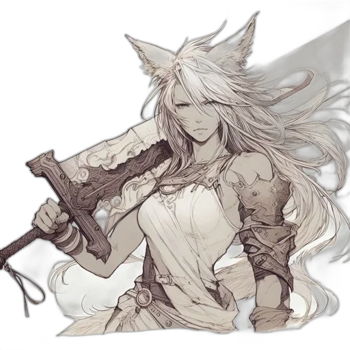 staff, weapon, sword, fantasy art transparent PNG cut-out
