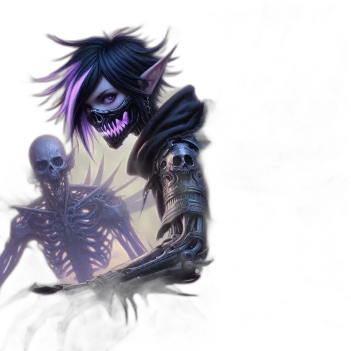 creature, mask, concept art, fantasy art transparent PNG cut-out