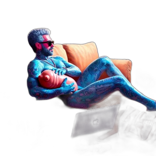 robot, furniture, creature, concept art transparent PNG cut-out