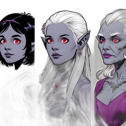 concept art, fantasy art, comic book art, pixel art transparent PNG cut-out