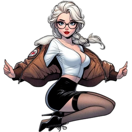 jacket, comic book art, cartoon, concept art transparent PNG cut-out