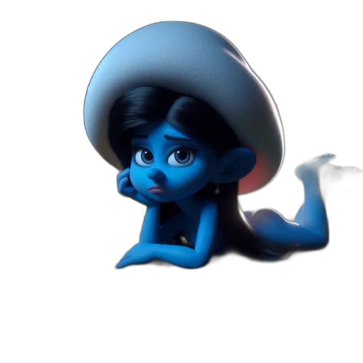 hat, mask, creature, staff transparent PNG cut-out