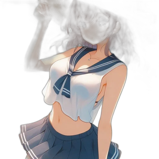 dress, mask, staff, weapon transparent PNG cut-out