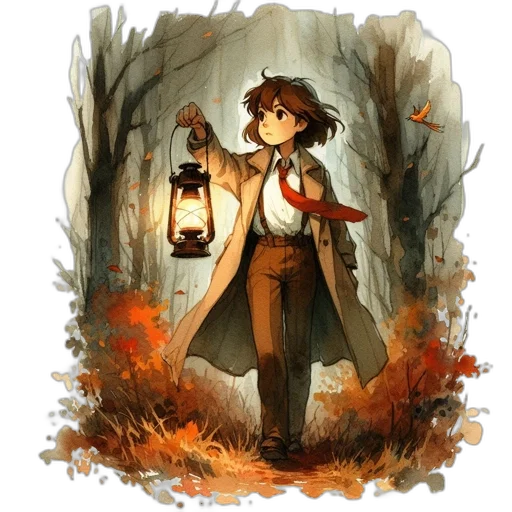 concept art, fantasy art, pixel art, watercolor transparent PNG cut-out