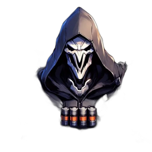 jacket, mask, weapon, robot transparent PNG cut-out