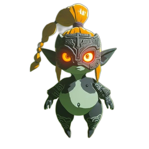 mask, staff, creature, dragon transparent PNG cut-out