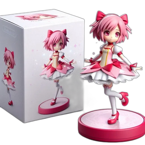concept art, 3d render, pink-haired, anime transparent PNG cut-out