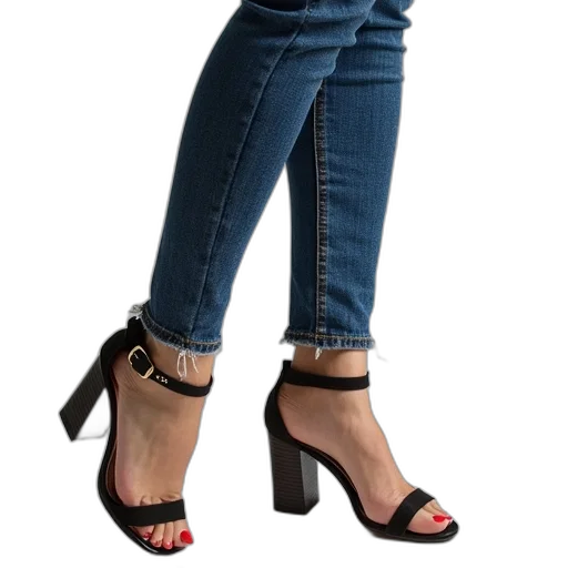 shoes, pair, jeans, chunk transparent PNG cut-out