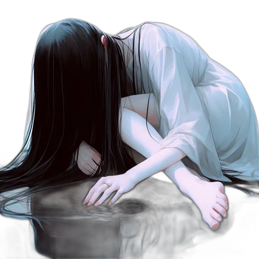 mask, dress, hair, face transparent PNG cut-out