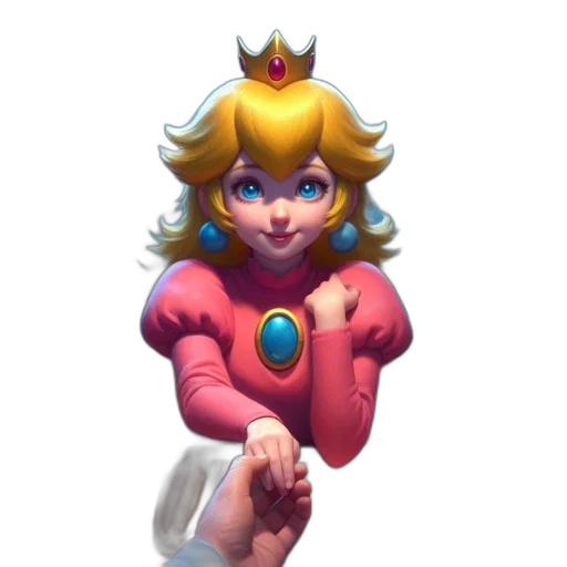 crown, dress, face, staff transparent PNG cut-out
