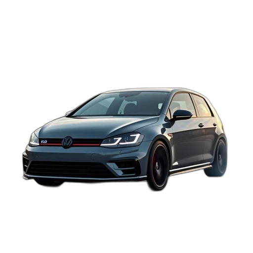 car, photorealistic, 3d render, black transparent PNG cut-out