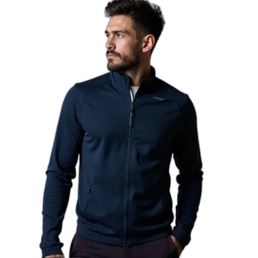 jacket, man, wearing, dark transparent PNG cut-out