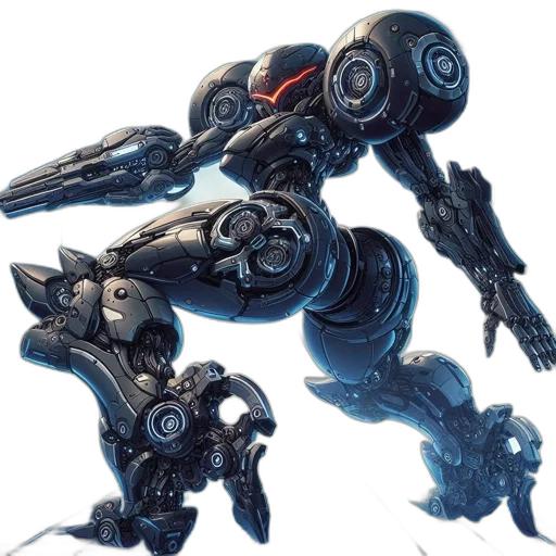robot, weapon, creature, concept art transparent PNG cut-out