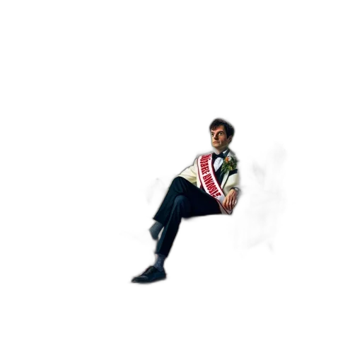 jacket, staff, shoes, pixel art transparent PNG cut-out