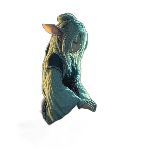 mask, creature, dragon, staff transparent PNG cut-out