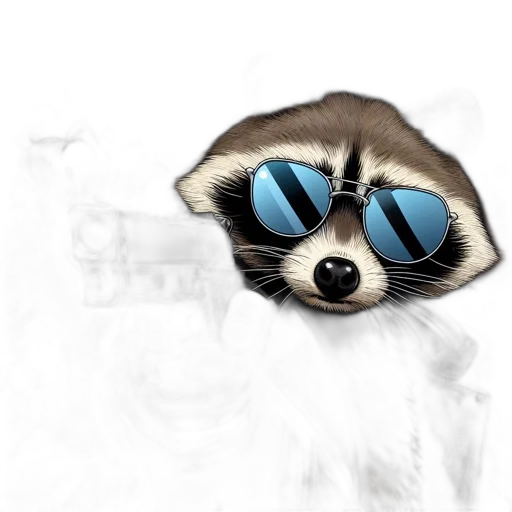 animal, staff, creature, photorealistic transparent PNG cut-out