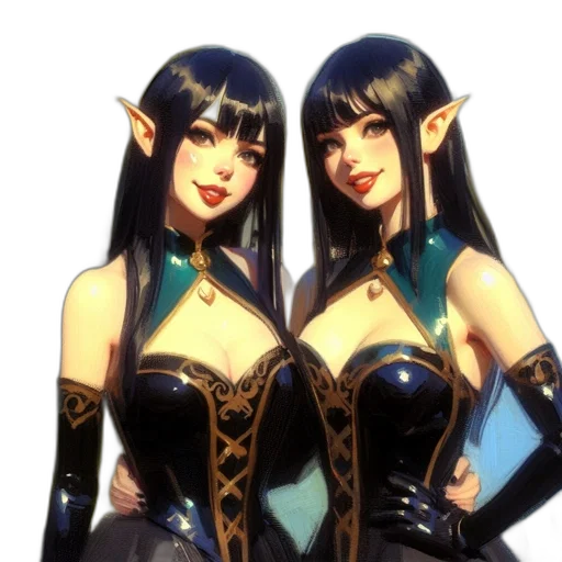 fantasy art, concept art, 3d render, pixel art transparent PNG cut-out