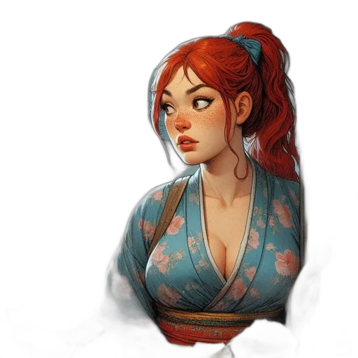 dress, staff, face, jewelry transparent PNG cut-out