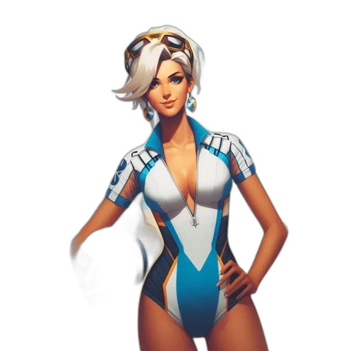 dress, robot, concept art, fantasy art transparent PNG cut-out
